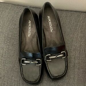 NIB Aerosoles black leather loafer 7.5
